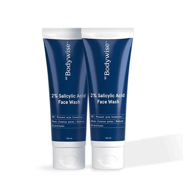 Buy 2 Salicylic Acid Face Wash for Acne, Blackheads, Whiteheads